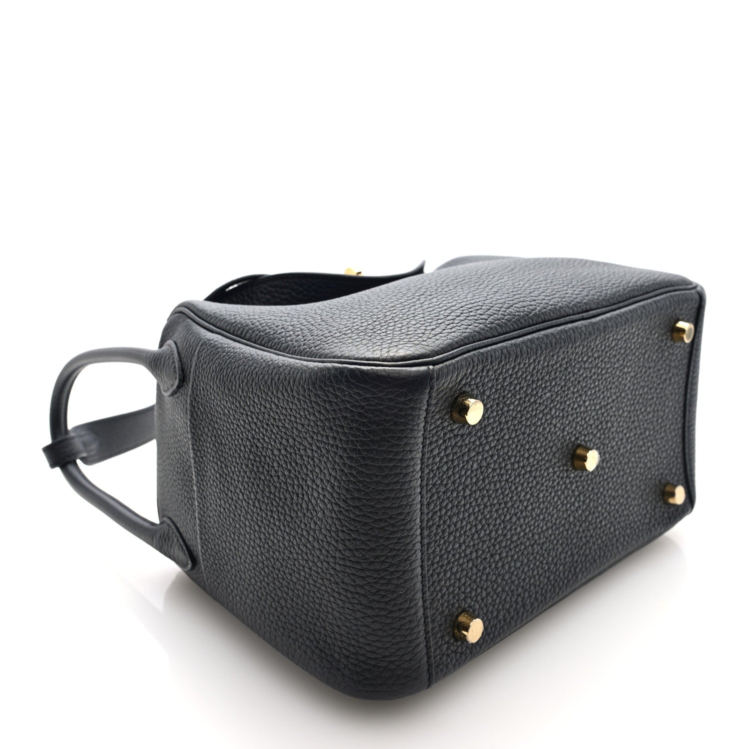Hermes Taurillon Clemence Lindy 26 Black 4 of 11