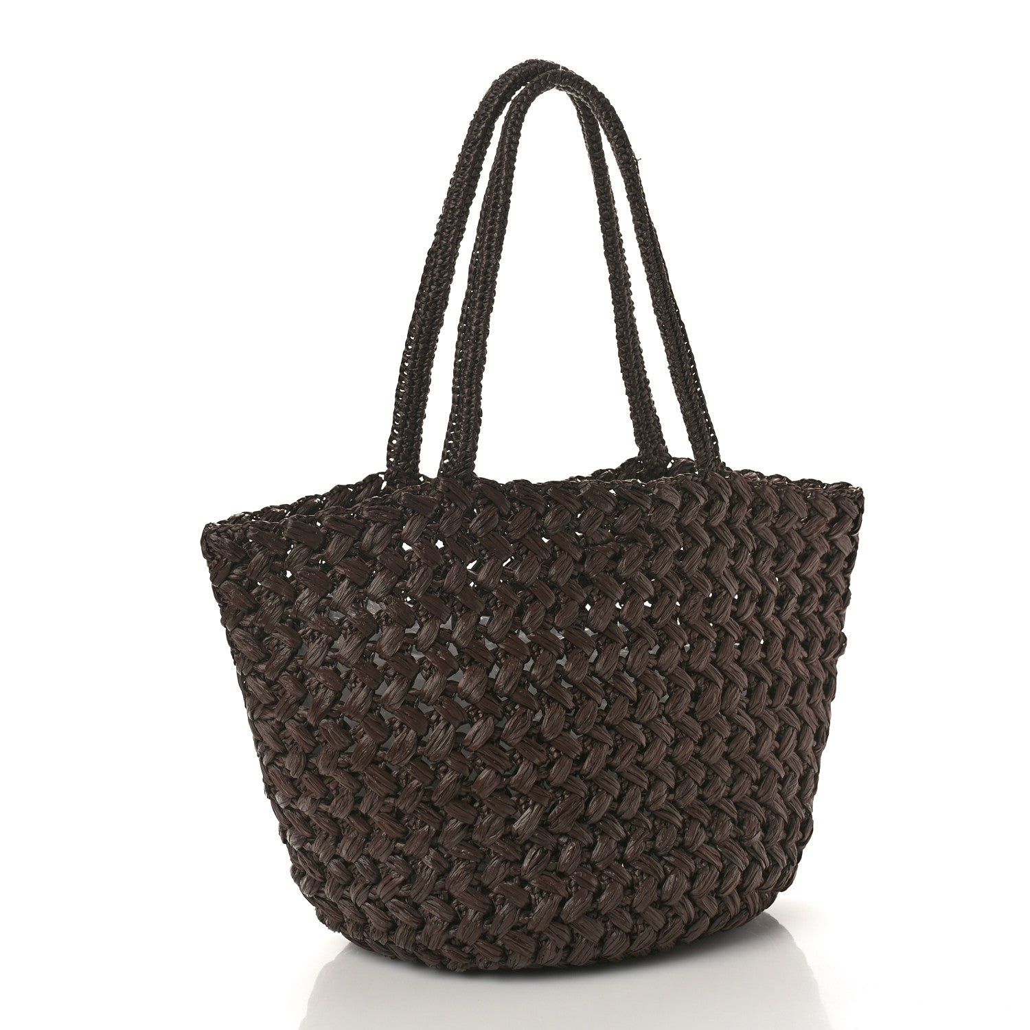 The Row Raffia Estelle Tote Bag Brown 3 of 10