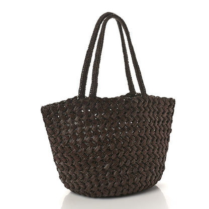 The Row Raffia Estelle Tote Bag Brown 3 of 10