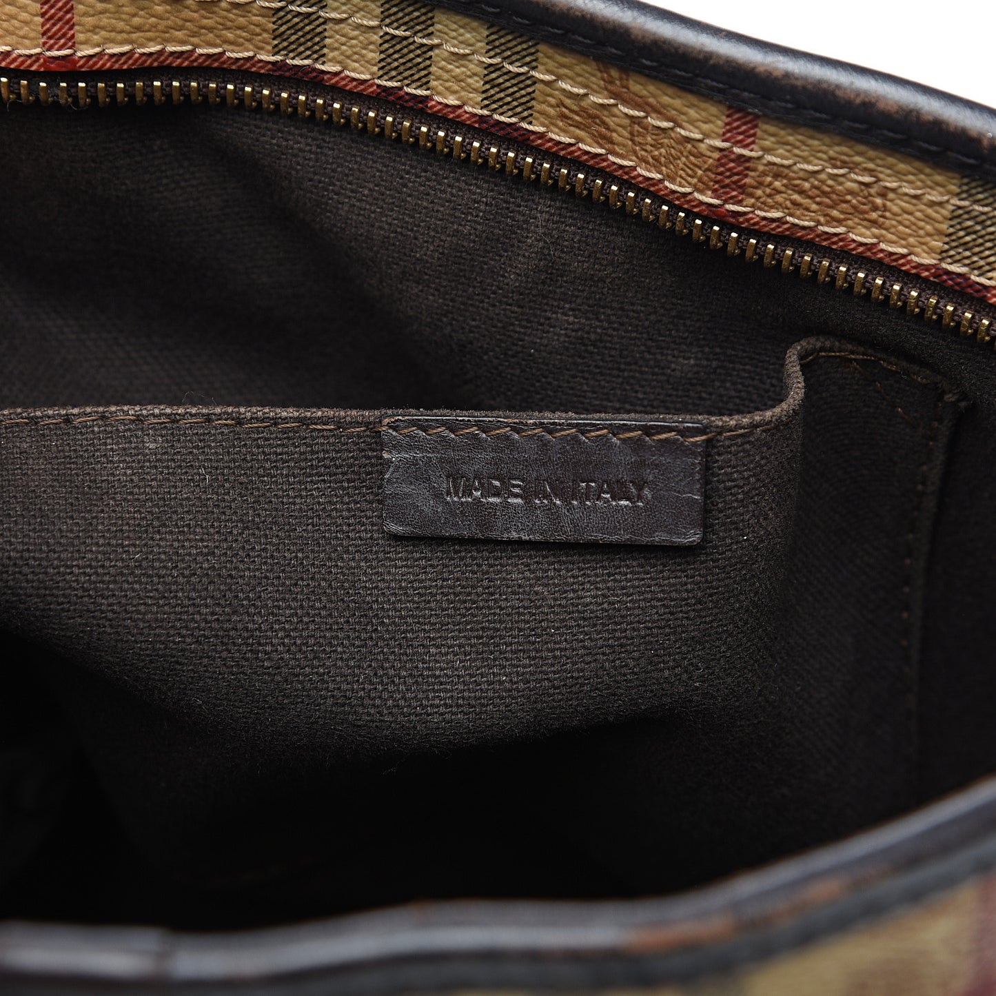 Haymarket Check Medium Regent Tote Chocolate