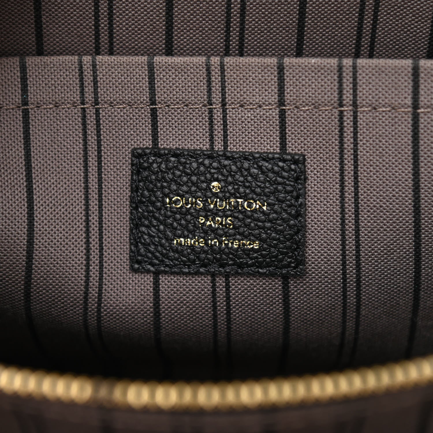 Louis Vuitton Empreinte Montaigne MM Black 6 of 7