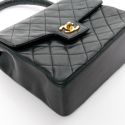 Chanel Lambskin Quilted Mini Kelly Flap Bag Black 10 of 11