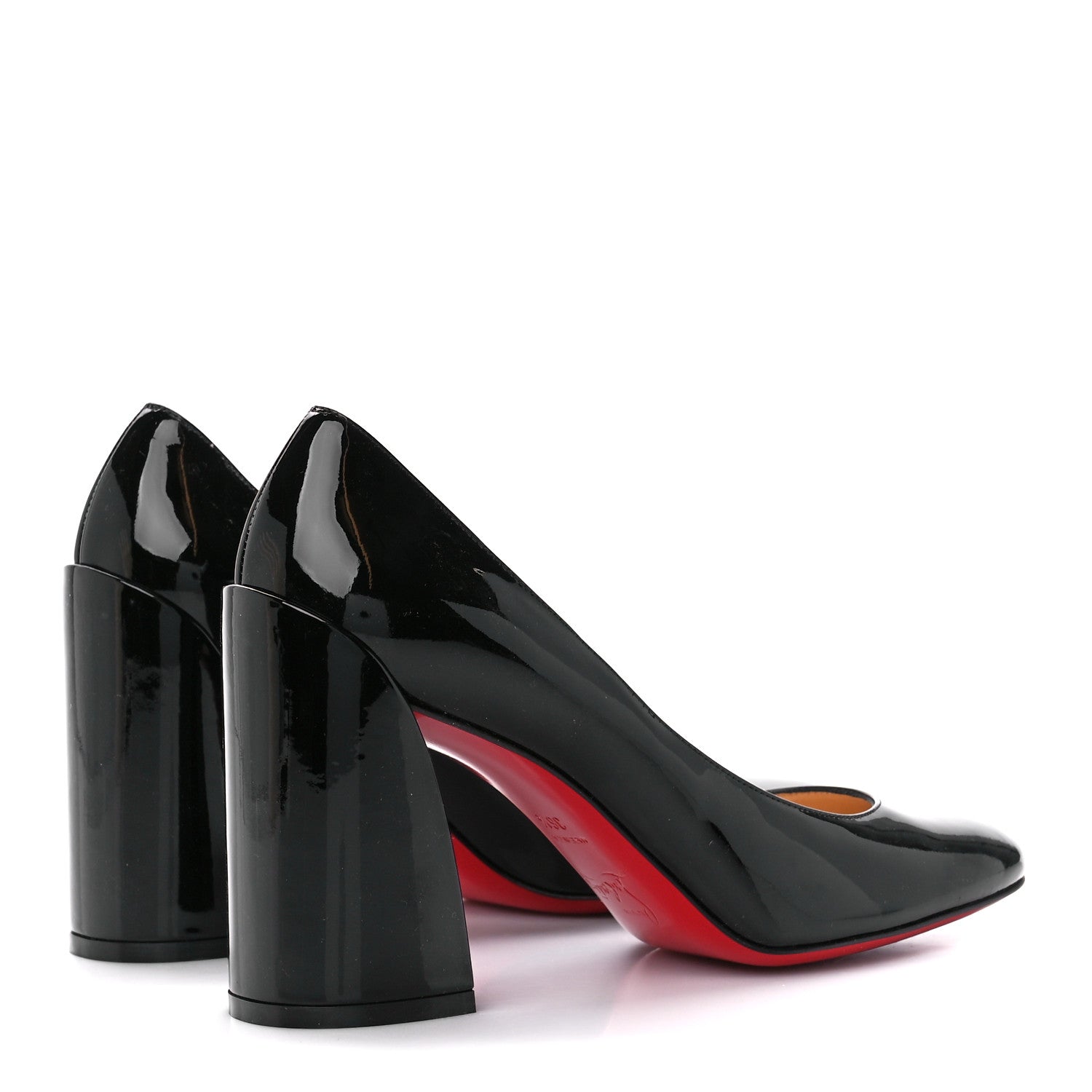 Christian Louboutin Patent Calfskin Miss Sab 85 Pumps 36.5 Black 4 of 7