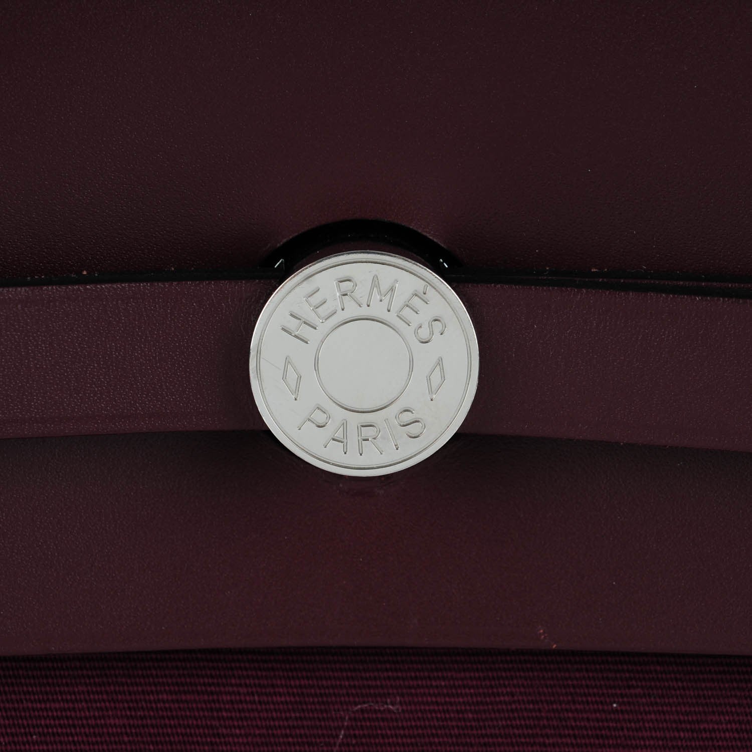 Hermes Toile Herbag Zip 39 MM Prune 8 of 11