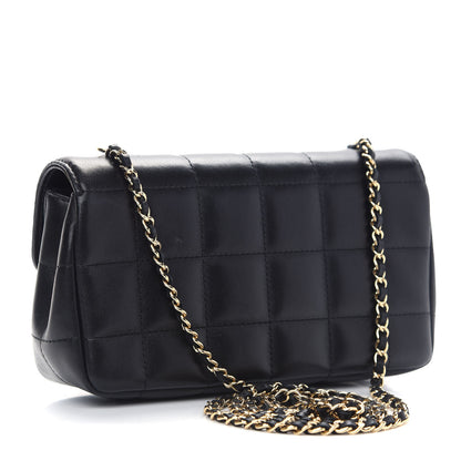 Chanel Lambskin Quilted Mini Chocolate Bar Flap Black 2 of 9