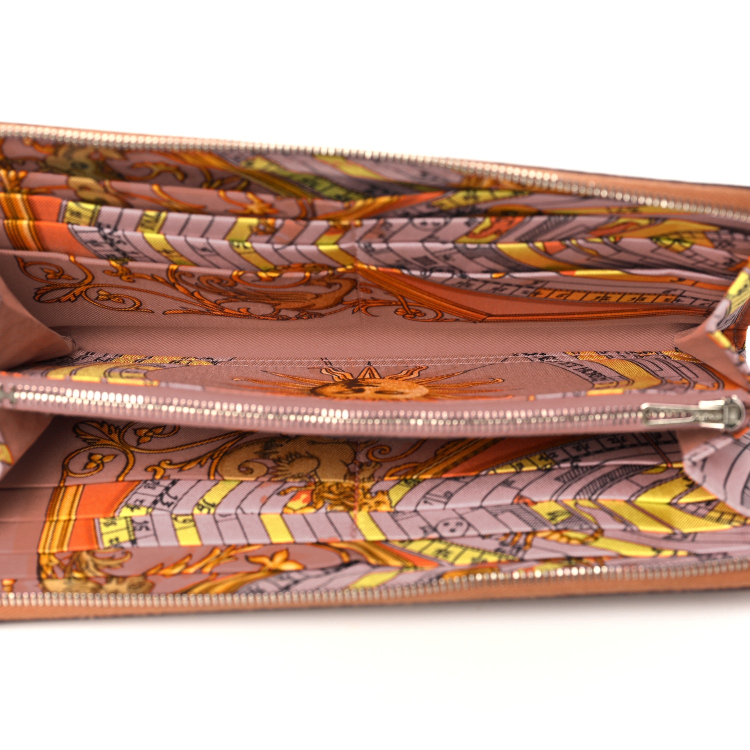 Hermes Epsom Silk'In Wallet Gold 5 of 11