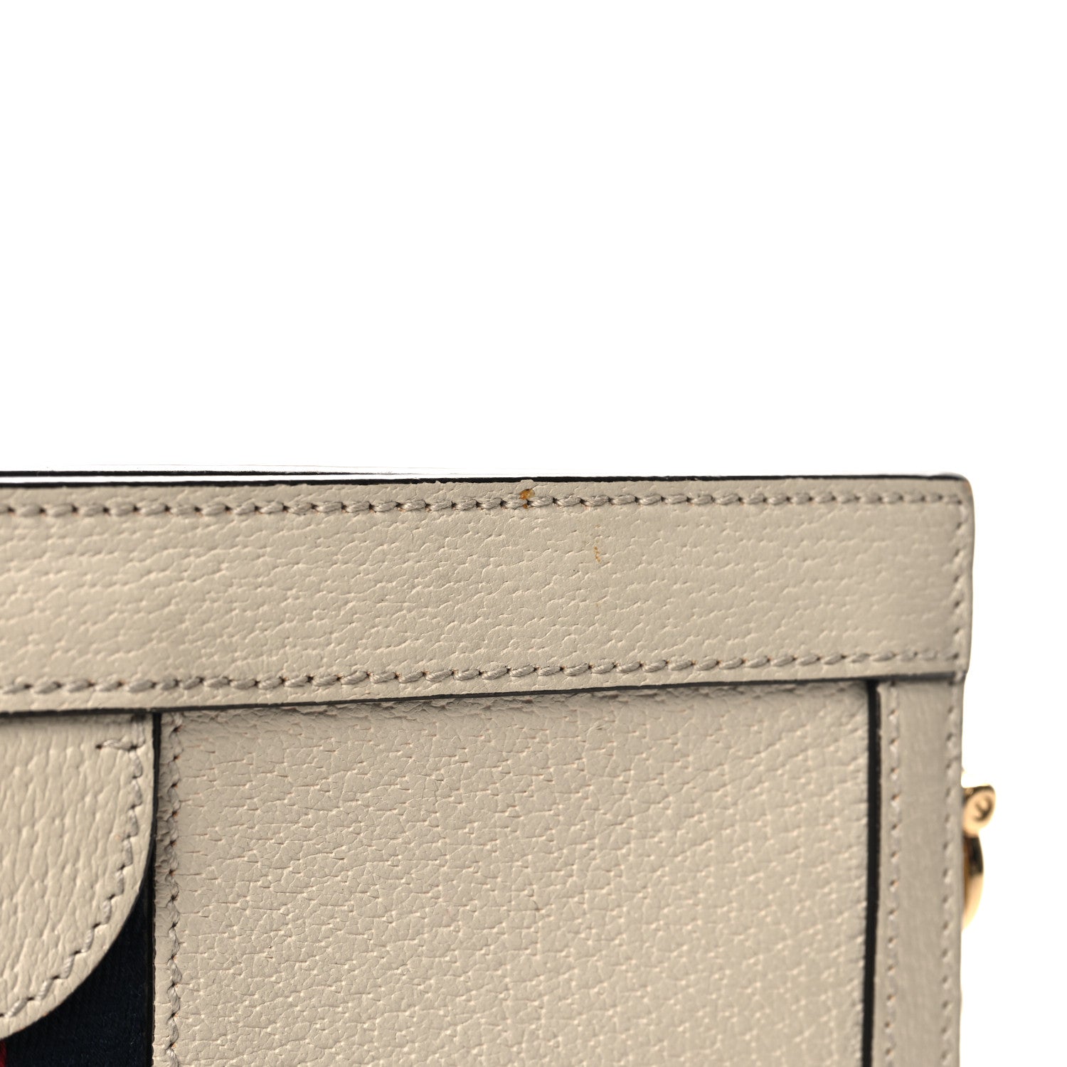 Gucci Textured Calfskin Web Small Ophidia Chain Shoulder Bag Mystic White 15 of 15