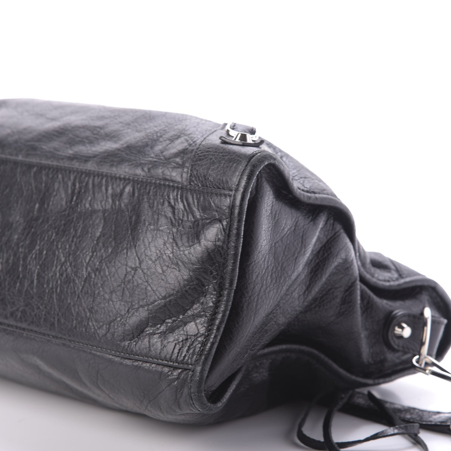 Balenciaga Agneau Classic Silver Hardware City Black 7 of 8
