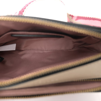 Marc Jacobs Saffiano Small Snapshot Camera Bag Burgundy Pink 10 of 10