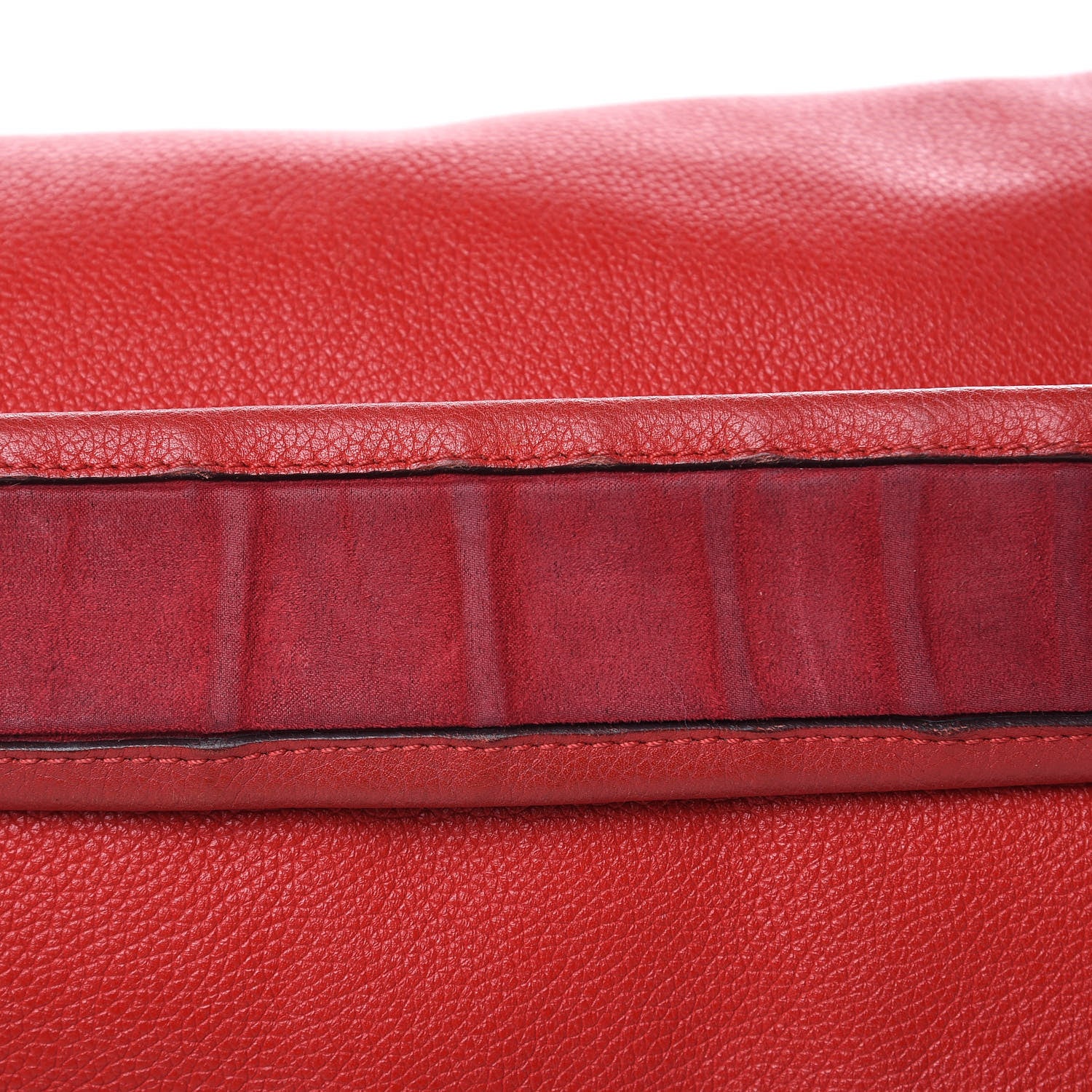 Tom Ford Pebbled Calfskin Large Jennifer Flame Red 11 of 16