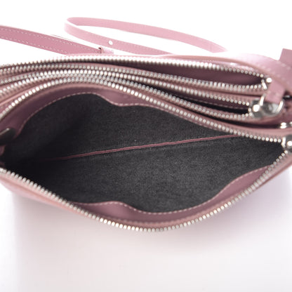 Celine Lambskin Small Trio Crossbody Bag Antique Rose 7 of 10