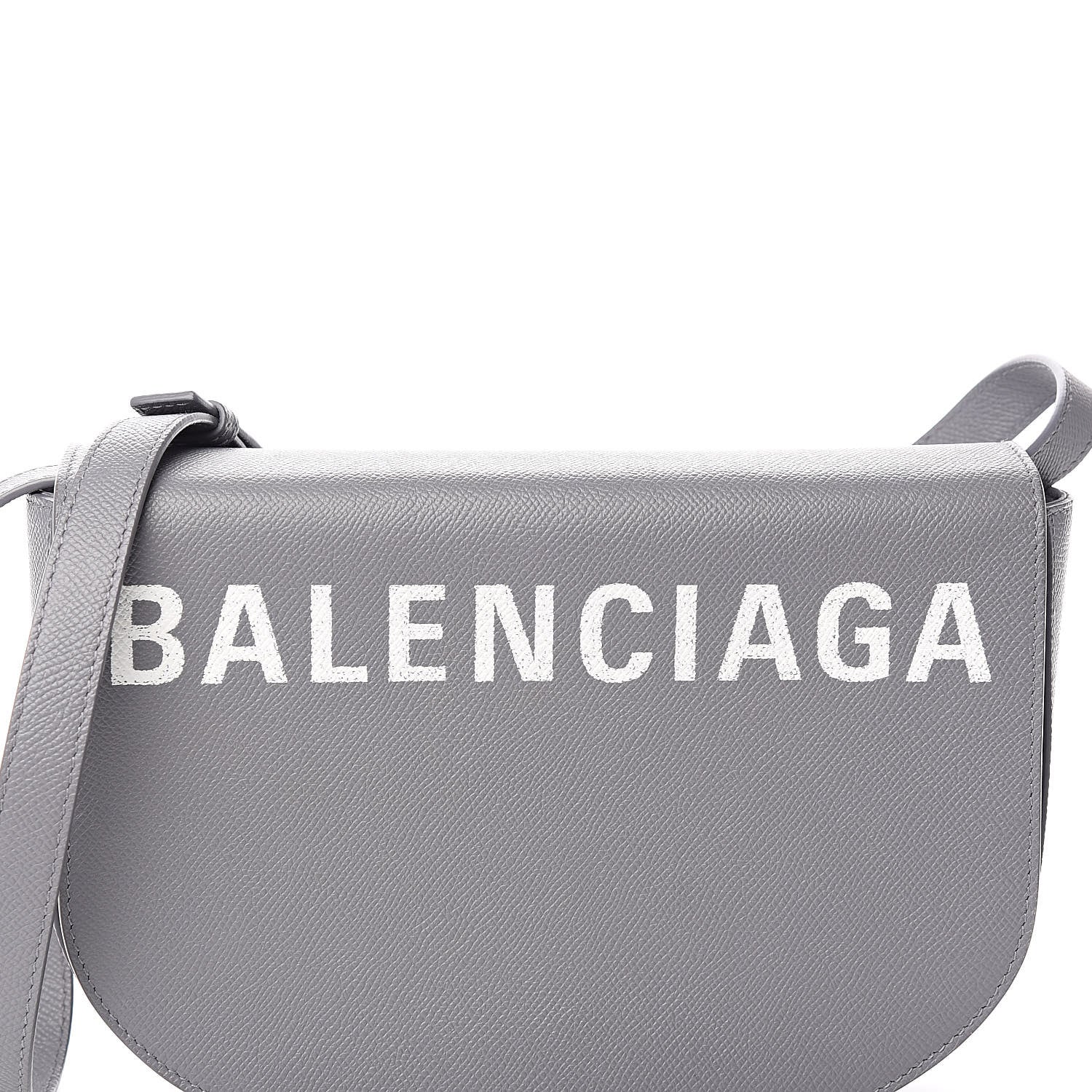 Balenciaga Signature Grained Calfskin Logo S Ville Day Bag Gris Perle Fonce White 11 of 11