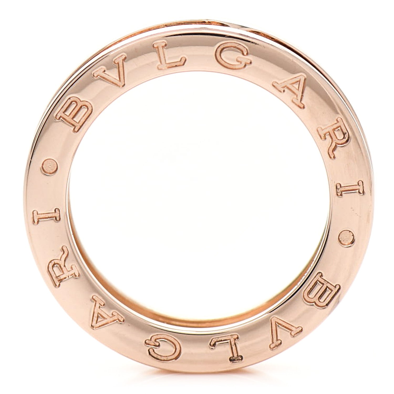 Bulgari 18K Rose Gold B.Zero1 One-Band Ring 51 5.75 4 of 6