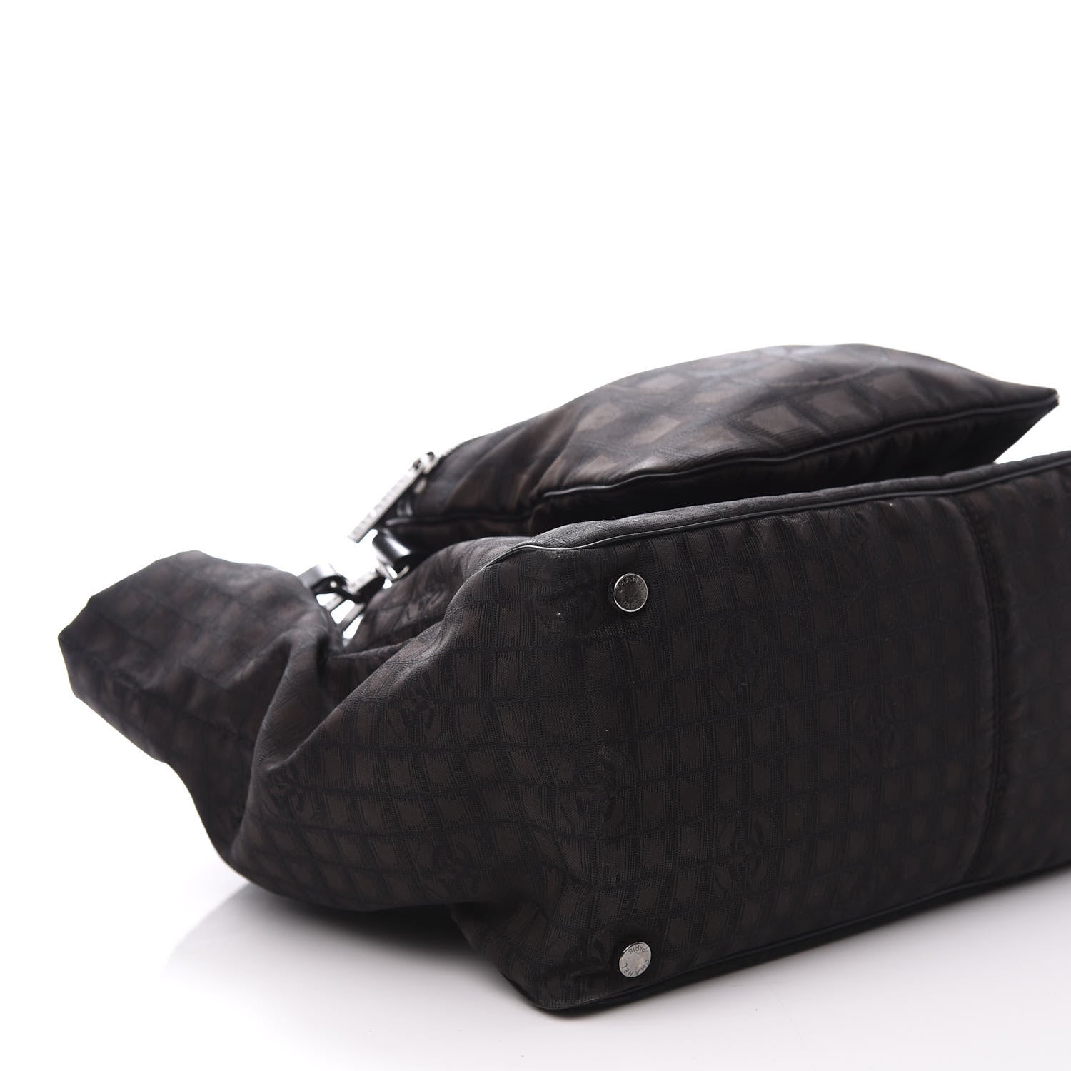 Chanel Nylon Travel Convertible Tote Black 7 of 10