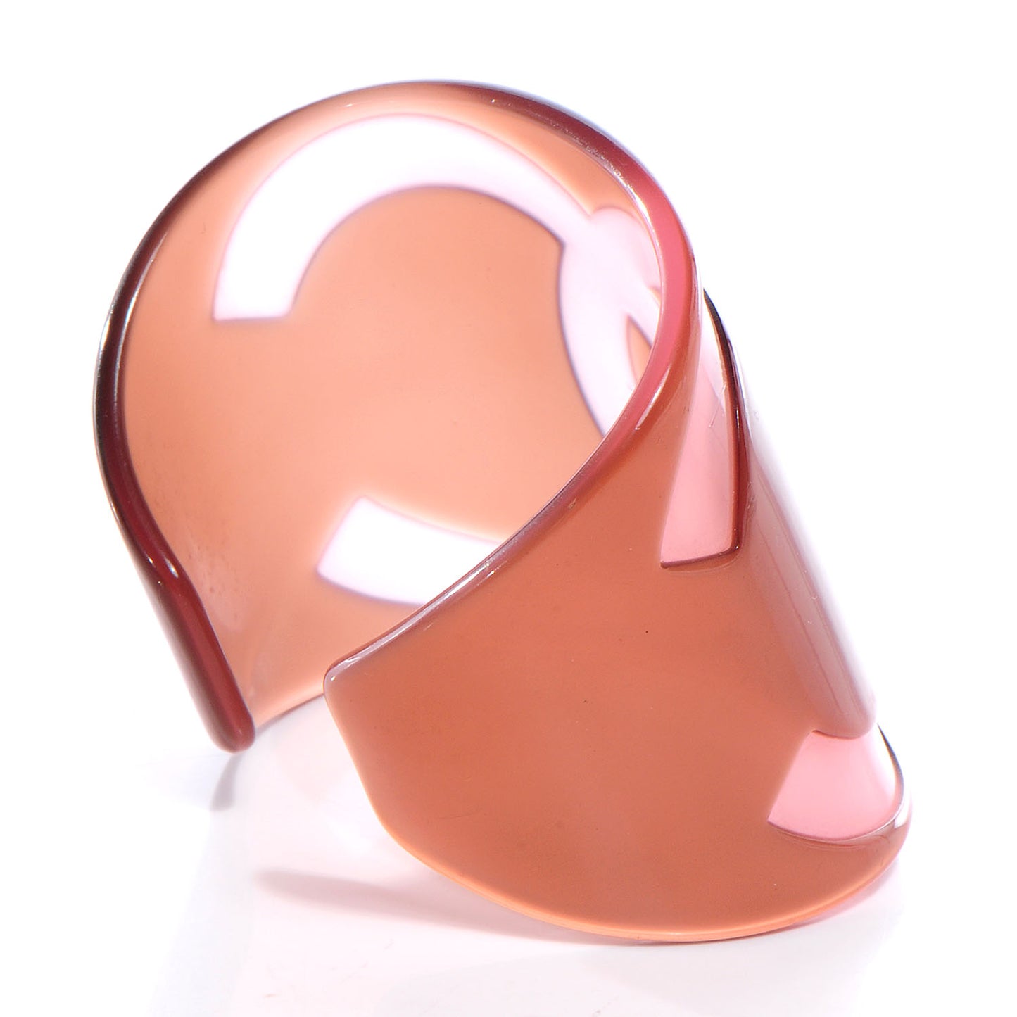 Resin CC Cuff Brown Pink