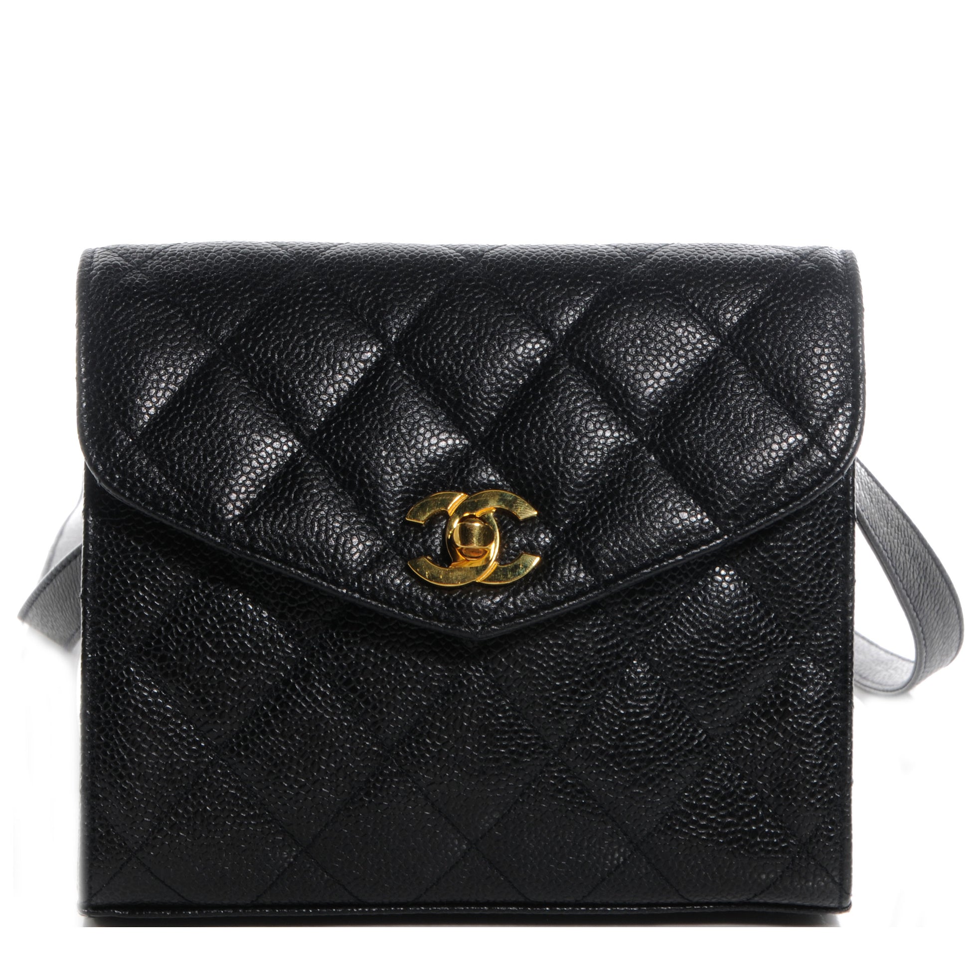 Chanel Caviar Crossbody Flap Bag Black 1 of 9