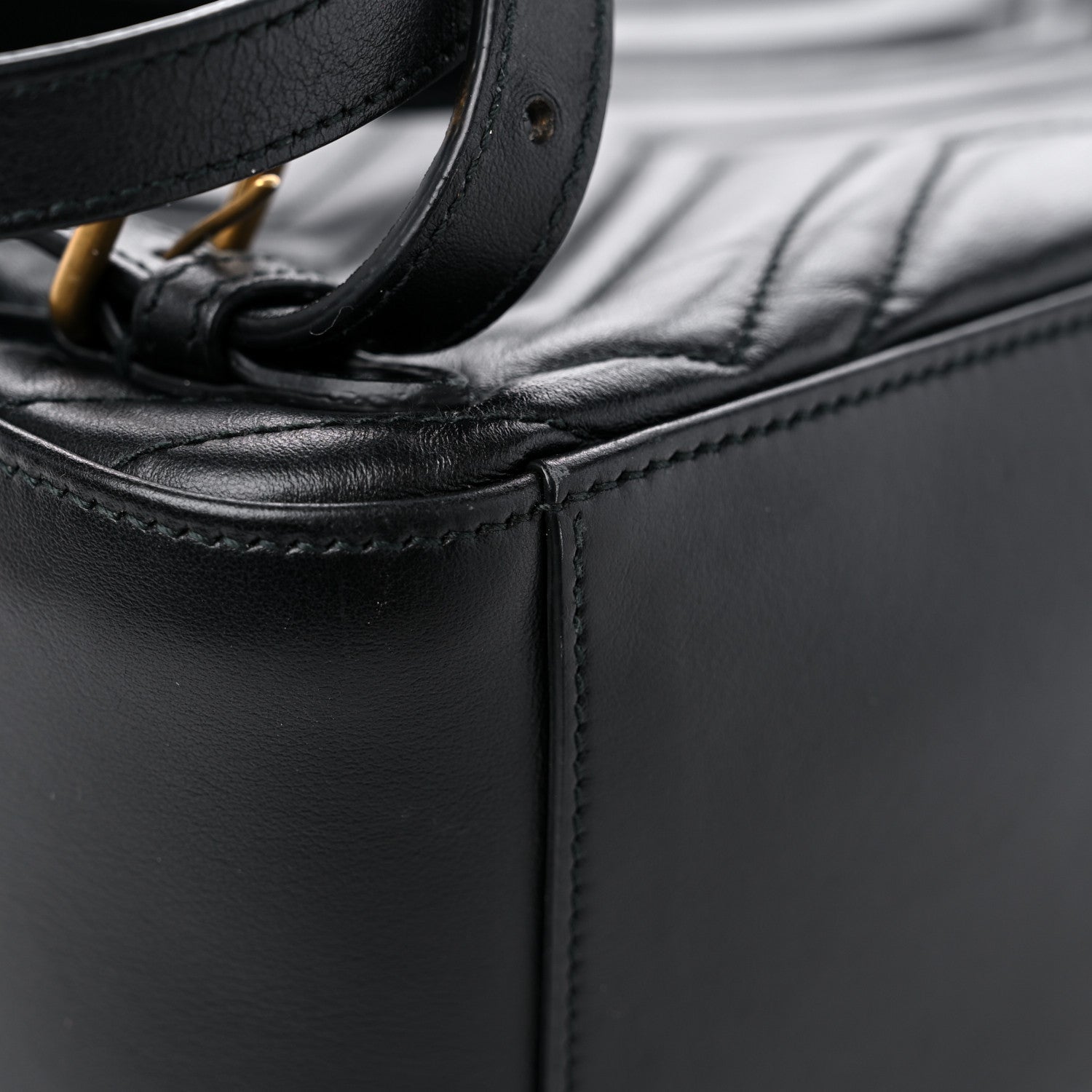 Gucci Calfskin Matelasse GG Marmont Backpack Black 10 of 13