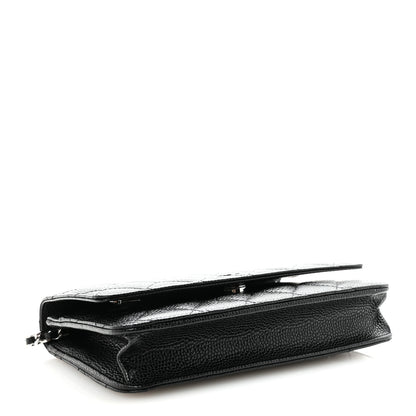 Chanel Caviar Quilted Wallet on Chain WOC Black 4 of 12