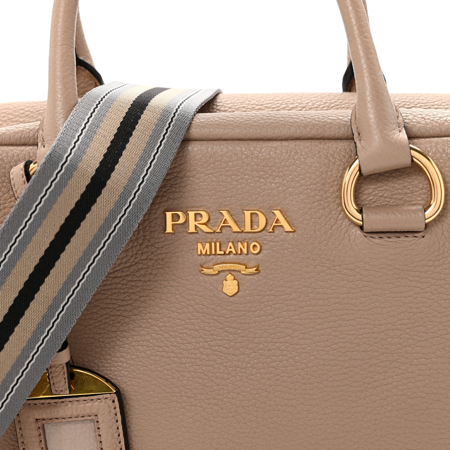 Prada Vitello Phenix Bauletto Cammeo 8 of 10