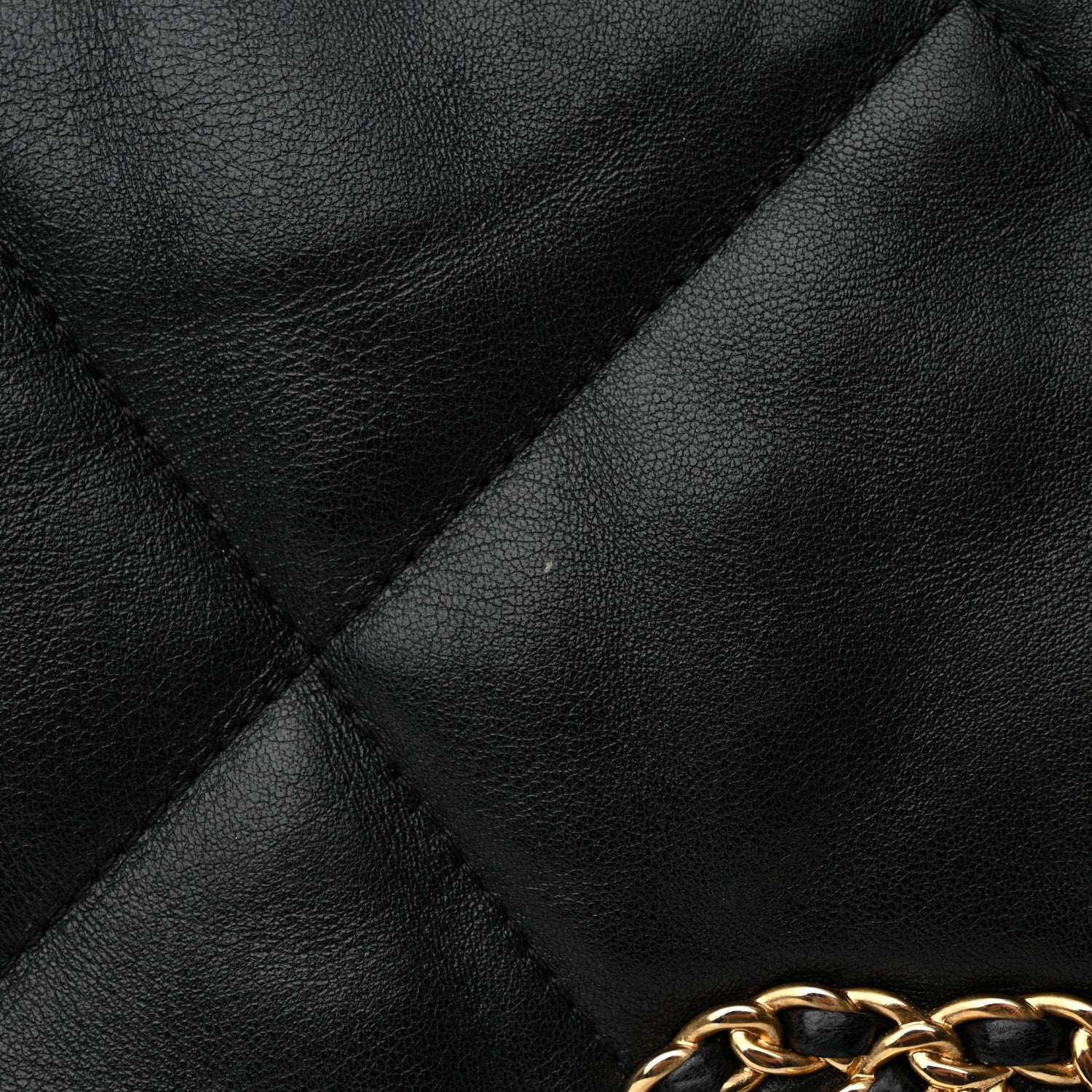Chanel Lambskin Quilted Large Chanel 19 Flap Black 11 of 14