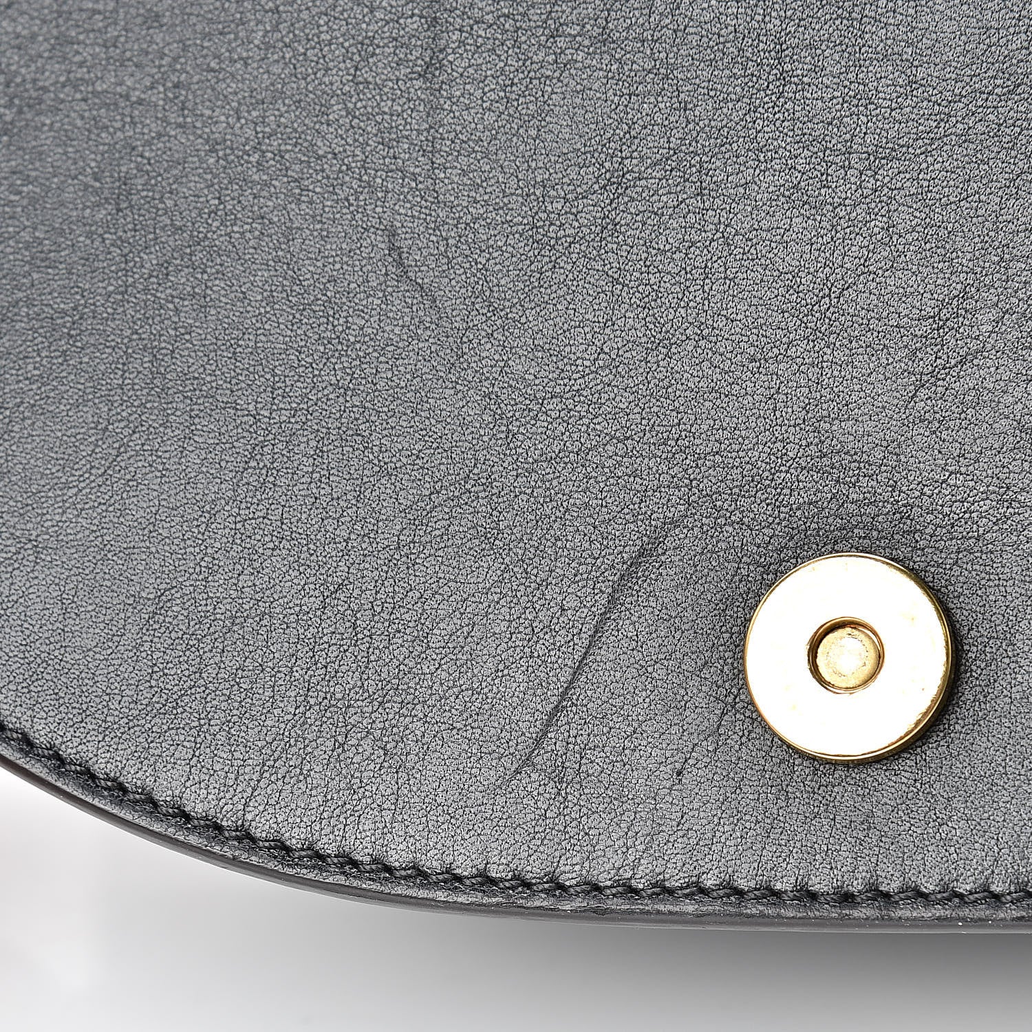 Chloe Calfskin Suede Medium Nile Bracelet Bag Black 11 of 16