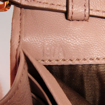 Miu Miu Nappa Matelasse Wallet On Chain Orchid 7 of 7