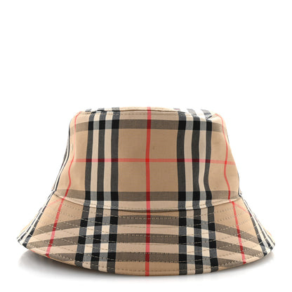 Burberry Technical Cotton Vintage Check Bucket Hat S Archive Beige 3 of 10