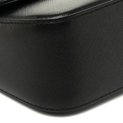 Salvatore Ferragamo Printed Calfskin Rory Shoulder Bag Black 8 of 12