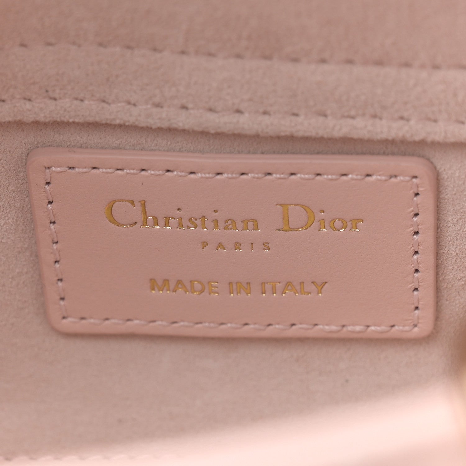 Christian Dior Lambskin Cannage Micro Lady D-Joy Powder Pink 6 of 10