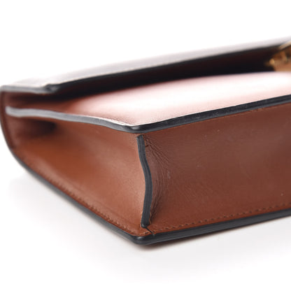 Celine Natural Calfskin Bicolor Clutch Havana Black 5 of 10