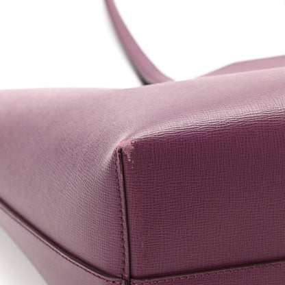 Tom Ford Grained Calfskin Small T Tote Bordeaux 14 of 14
