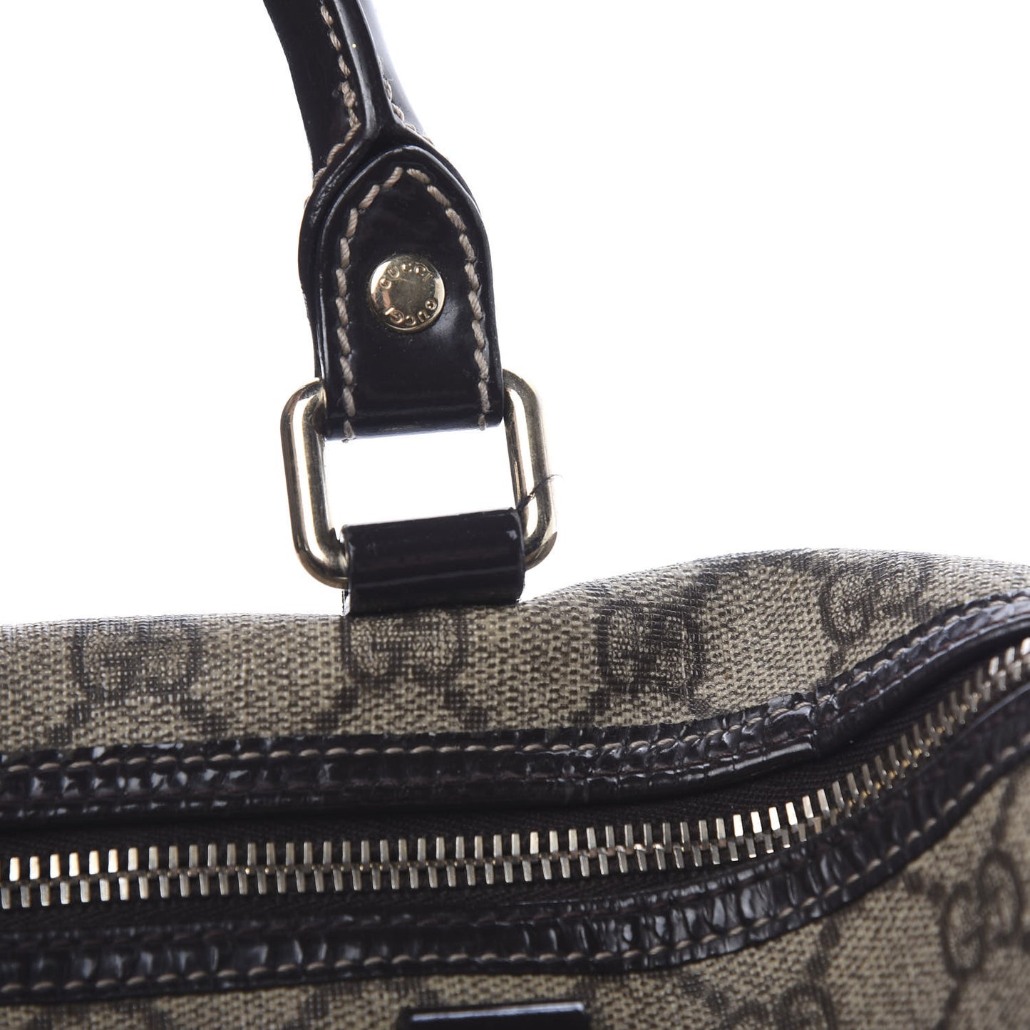 GG Plus Monogram Medium Joy Boston Dark Brown