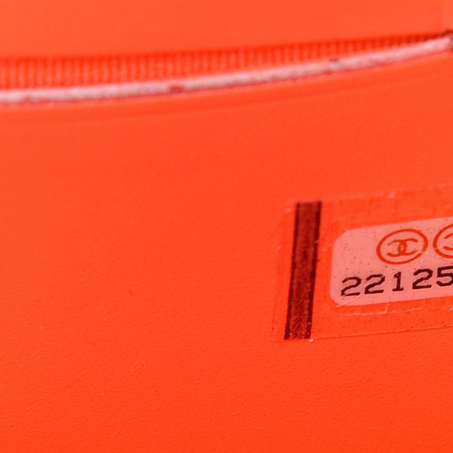 Patent Quilted Small Boy Zip Around Wallet Orange