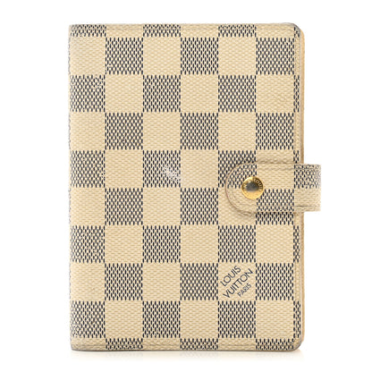 Louis Vuitton Damier Azur Small Ring Agenda Cover 1 of 8