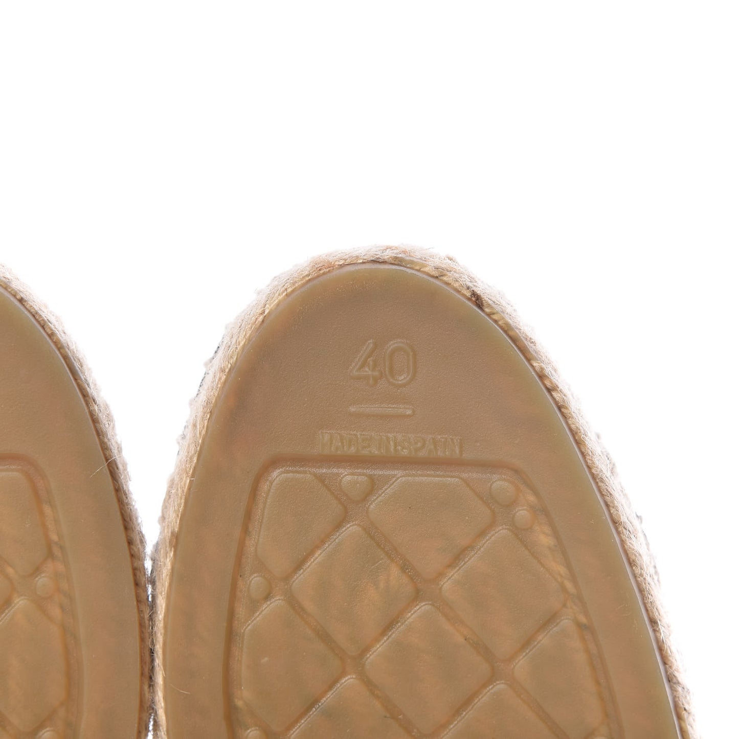 Goatskin Patent CC Espadrille Mules 40 Black