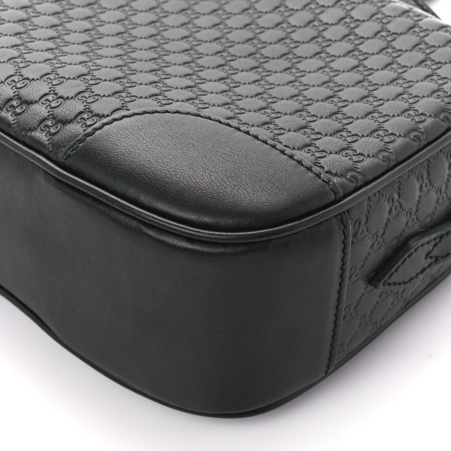 Microguccissima Mini Bree Messenger Bag Black