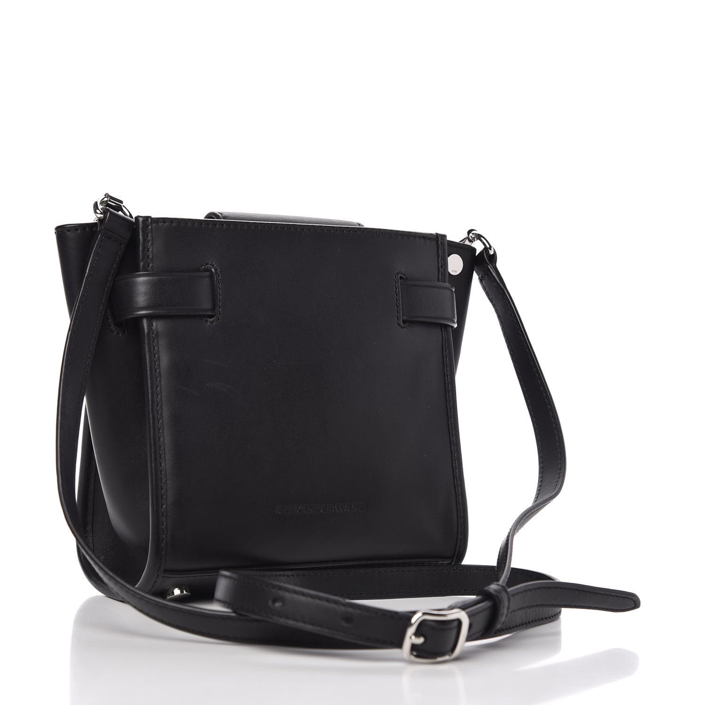 Calfskin Mini Attica Chain Crossbody Black