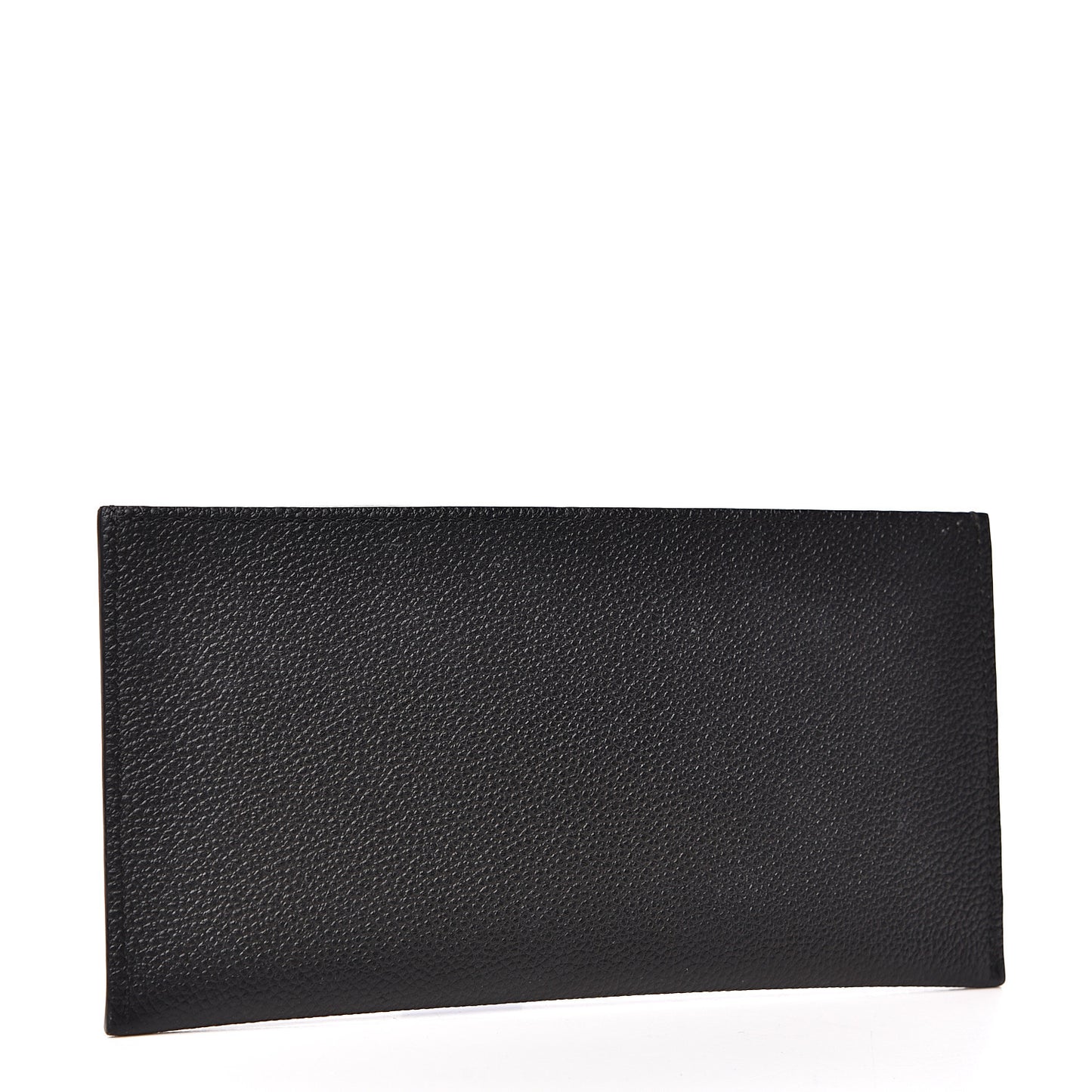Calfskin Felicie Chain Wallet Card Holder Insert Black
