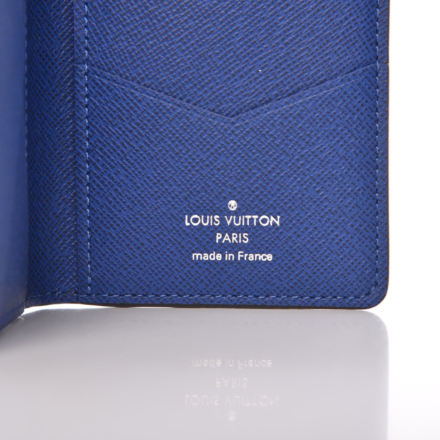 Monogram Taiga Pocket Organizer Cobalt