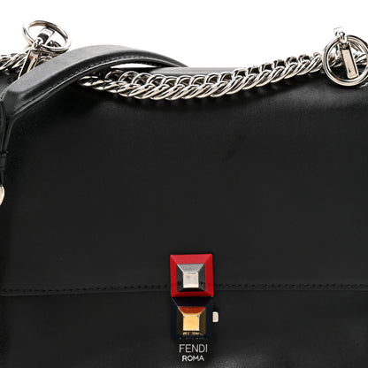 Fendi Vitello Liberty Studded Small Kan I Shoulder Bag Black Multicolor 8 of 12