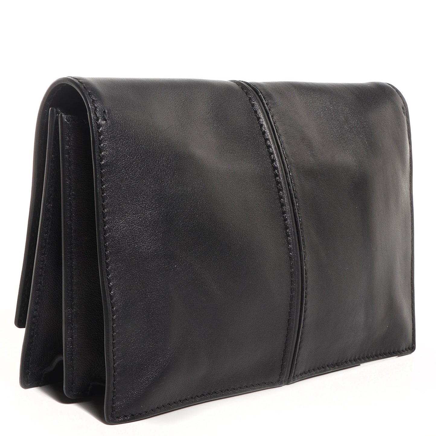 Vitello My Own Code Flap Clutch Black