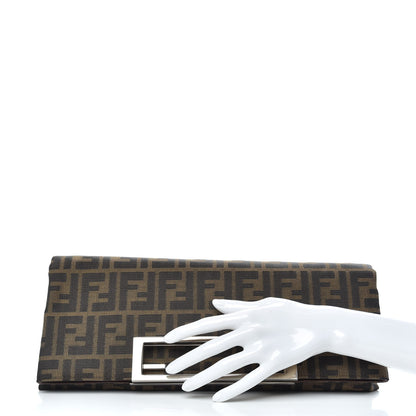 Fendi Zucca Flap Clutch Tobacco 2 of 6