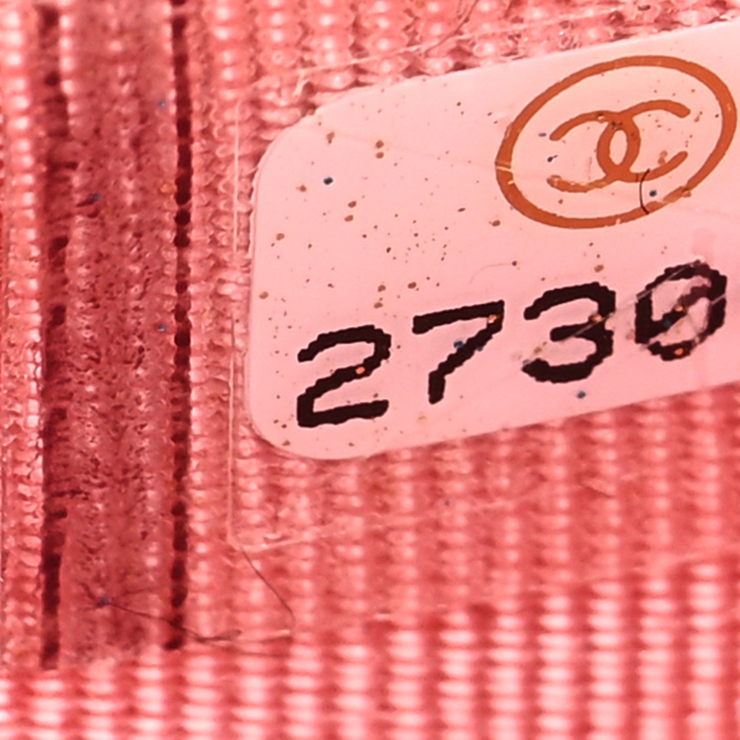 Iridescent Caviar Quilted Wallet on Chain WOC Rose Pink