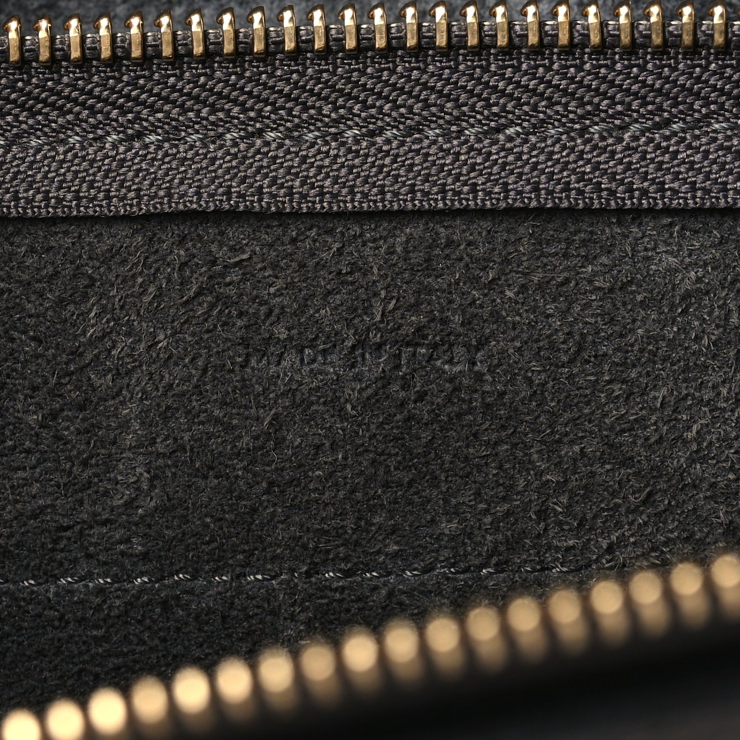 Grained Calfskin Nano Belt Bag Grey