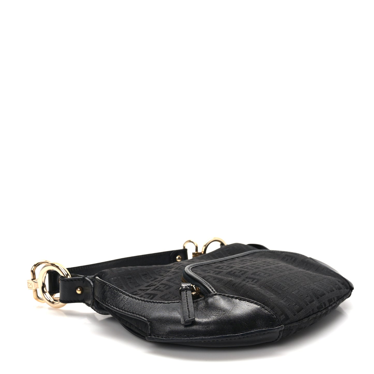 Zucchino Cuoio Chef Pocket Shoulder Bag Black