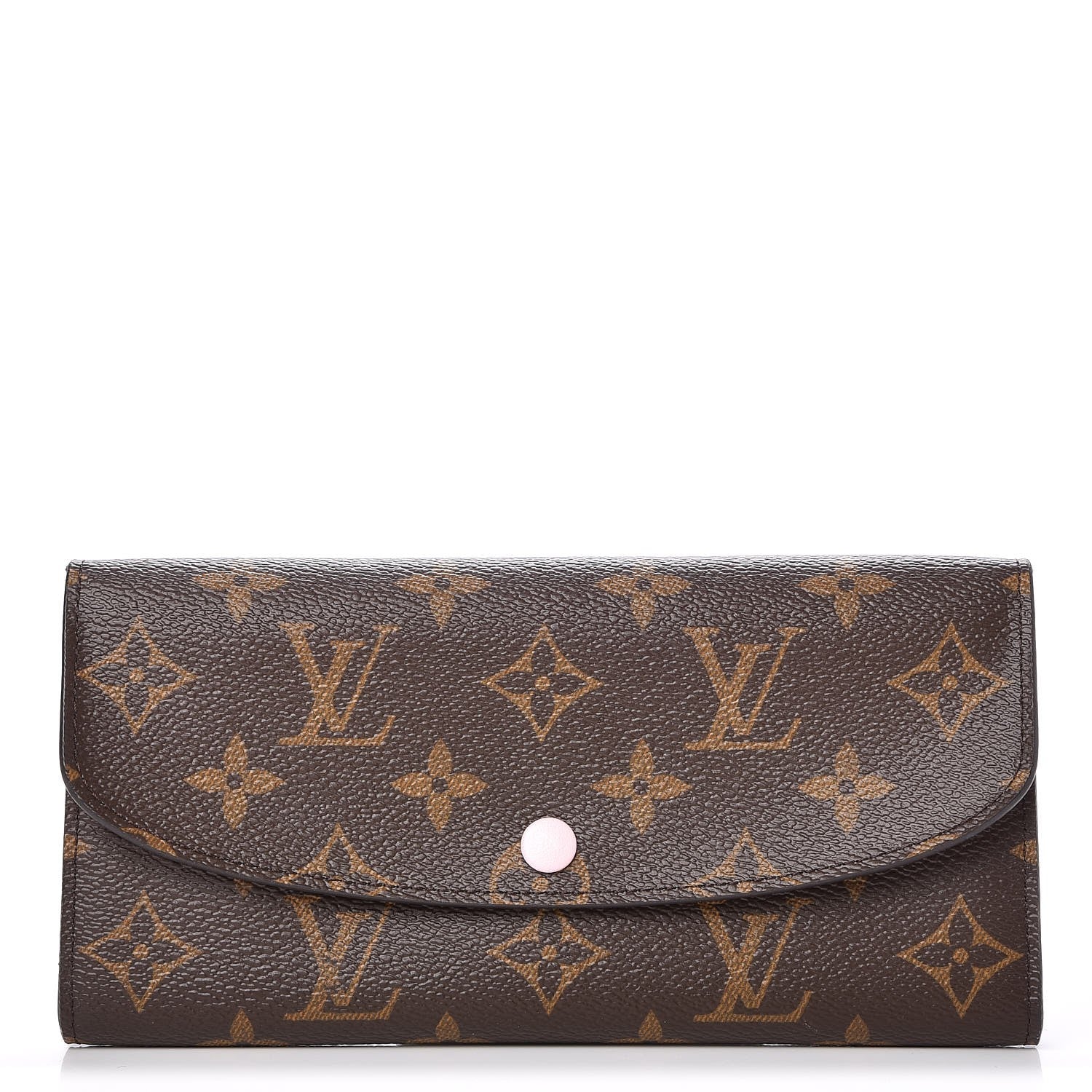 Louis Vuitton Monogram Emilie Wallet Rose Ballerine 1 of 7