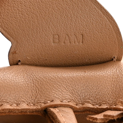 Hermes Milo Lambskin Matte Alligator Touch Grigri Rodeo Pegase Horse Bag Charm Chai 4 of 5