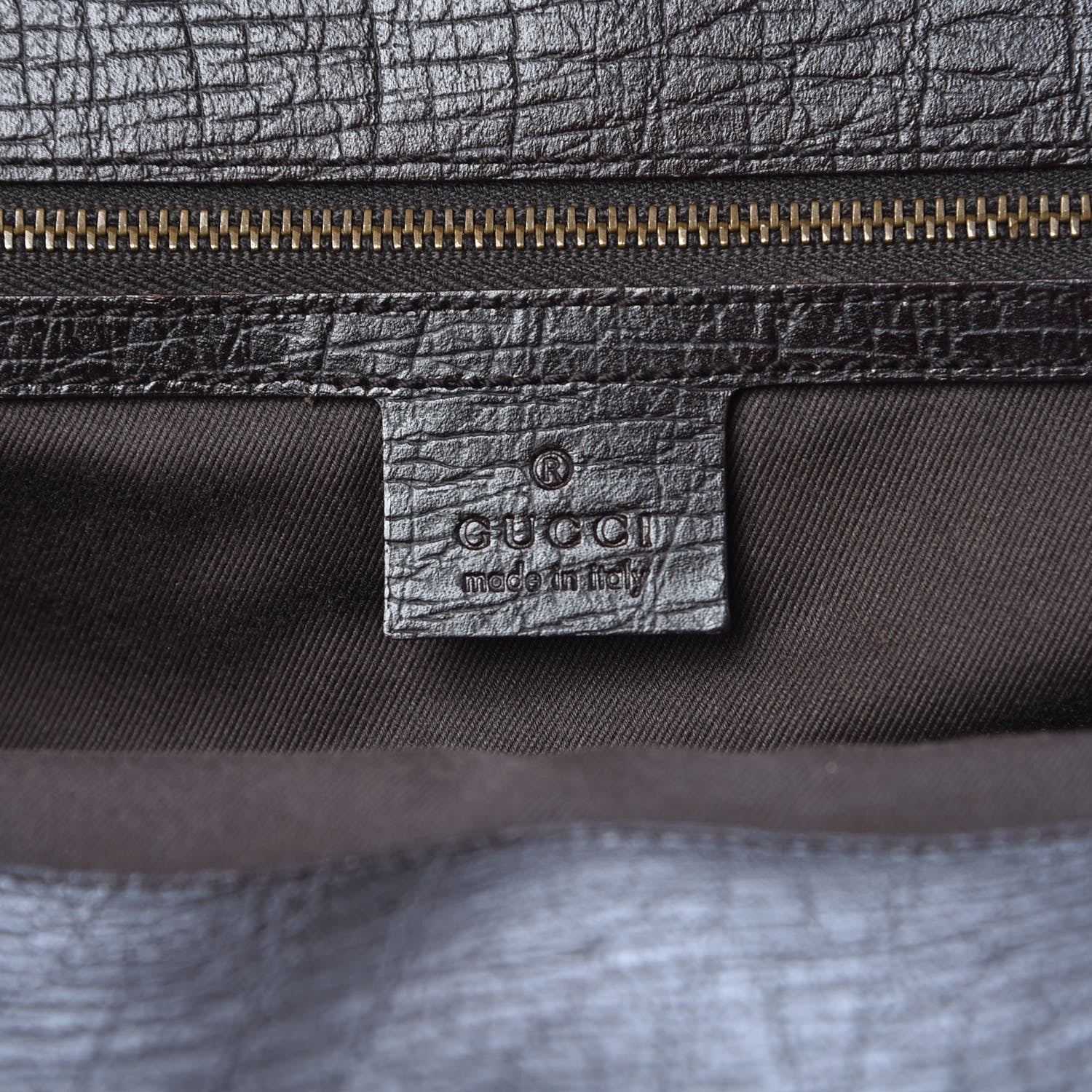 Gucci Monogram Horsebit Chain Shoulder Bag Brown 6 of 15