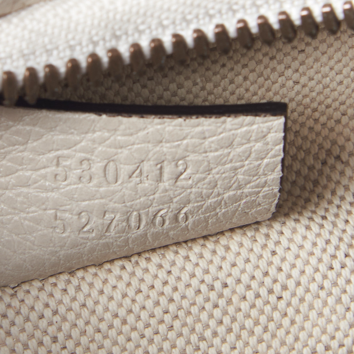 Grained Calfskin Logo Belt Bag White