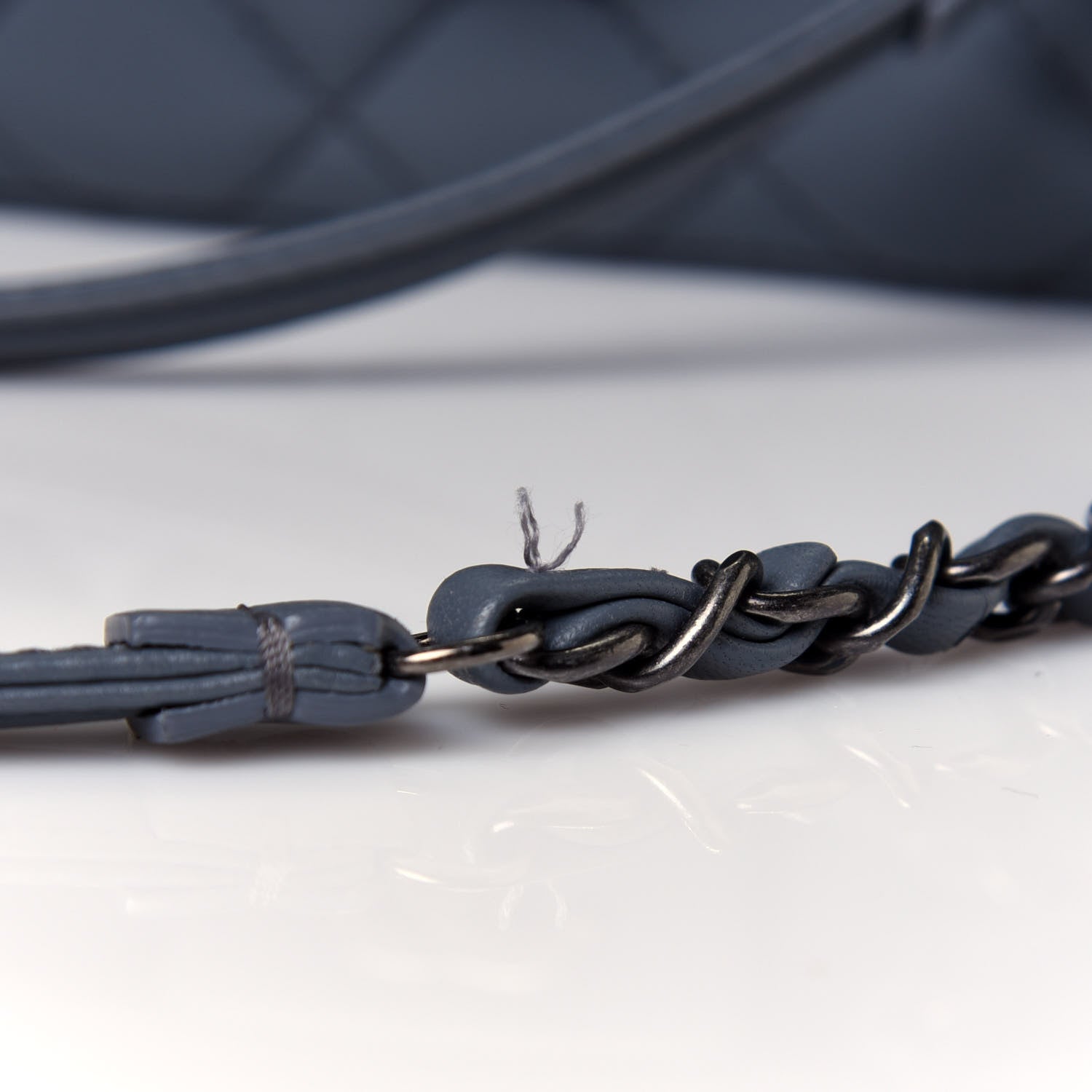 Chanel Lambskin Quilted Hobo Blue 29 of 32